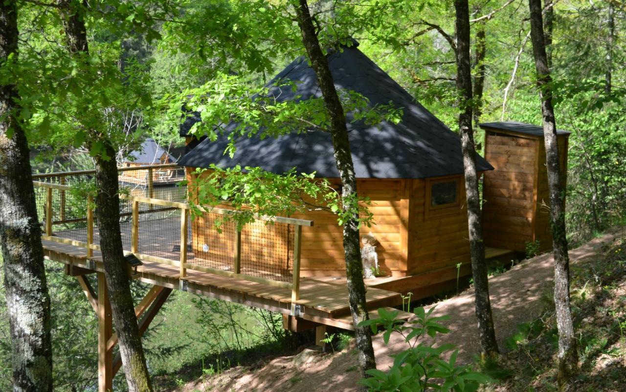 Ma Cabane En Aveyron Conques-en-Rouergue Luaran gambar